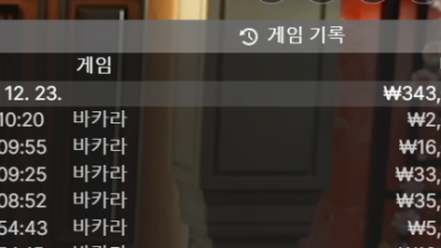 뱅크 카지노 후기